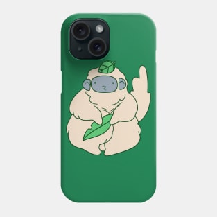 Fluffy Leaf Monkey Phone Case