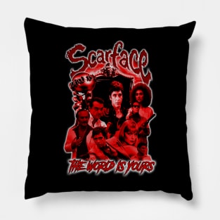 Scarface. The World Is Yours. (Version 2) Pillow