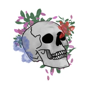 Floral Skull T-Shirt