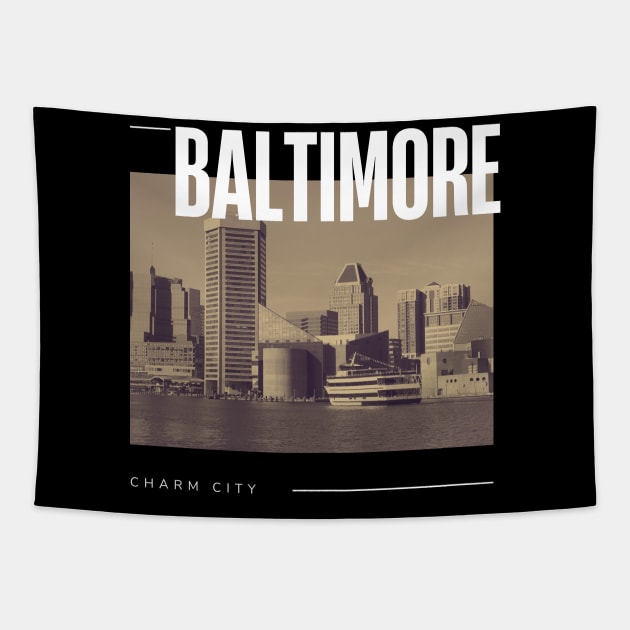 Baltimore city Tapestry by Innboy