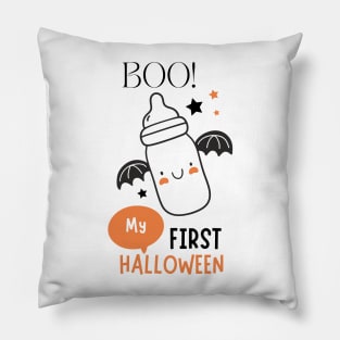 kid first halloween boo Pillow