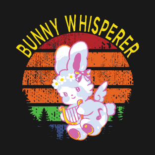 bunny whisperer baby bunny lover T-Shirt