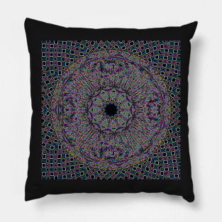 Psychedelic Trippy Acid LSD Art Pillow