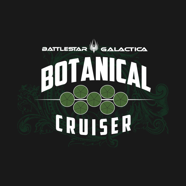 Disover Battlestar Galactica Botanical Cruiser - Spaceship - T-Shirt