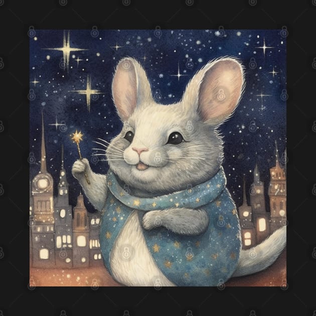 Happy Chinchilla by Enchanted Reverie