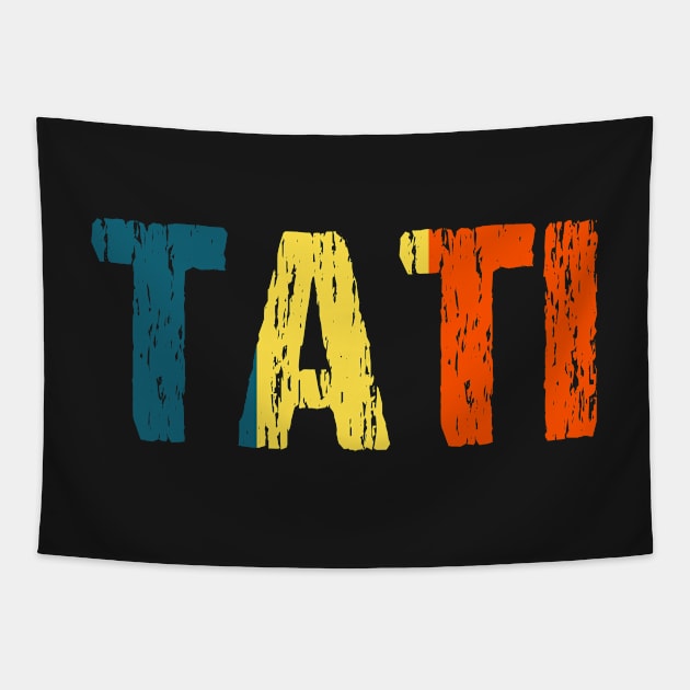 Romanian Tati Dad Father Romania Flag Tapestry by Nirvanibex