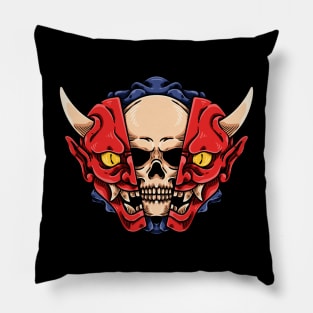 Skull Inside Oni Pillow