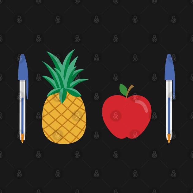 Pen Pineapple Apple Pen by TeeAgromenaguer