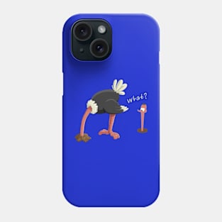 Funny Ostrich. Phone Case