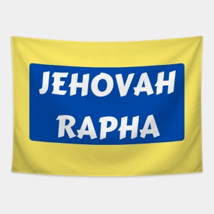 Jehovah Rapha | Christian Typography Tapestry