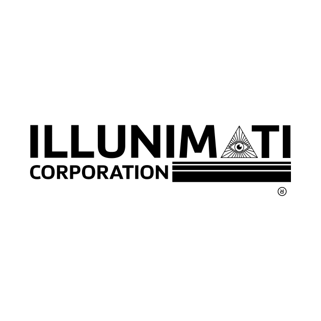 Illunimati Corporation Black Logo by IllunimatiCo