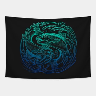 Element water Zodiac sign - Pisces. Tapestry