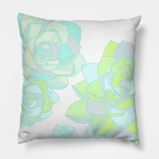 Succulent Pillow by mukorizzon