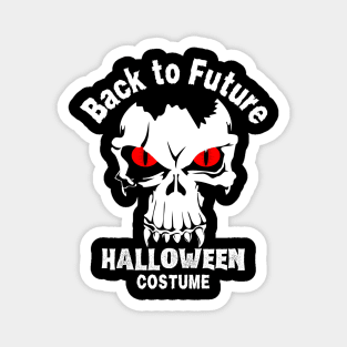 Back to future halloween Skull Magnet