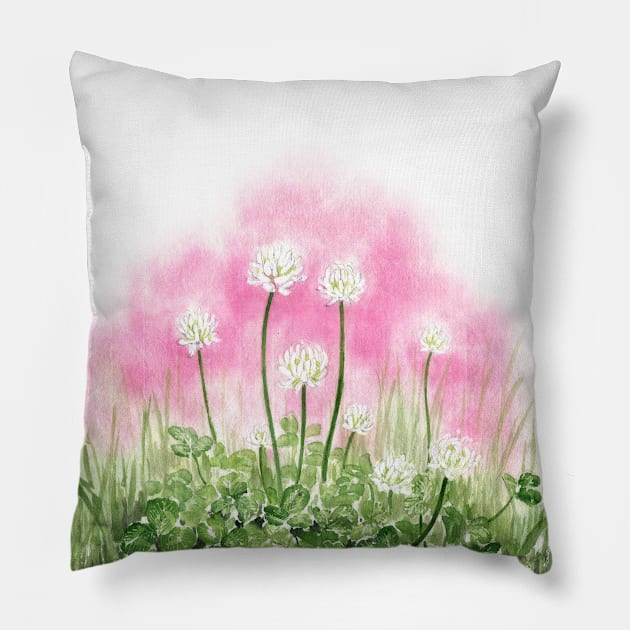 August 31st birthday flower Pillow by birthflower