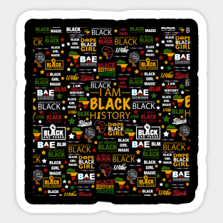 Black History Month Stickers Printable Stickers for Cricut - So Fontsy