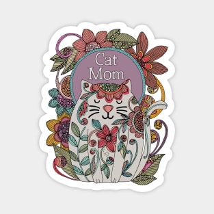 Cat Mom Magnet