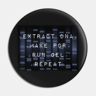 DNA PCR Gel Repeat - Genetics Molecular Biology Pin