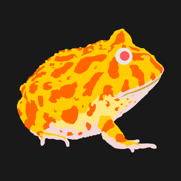 Albino Pacman frog by stargatedalek