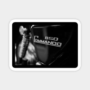 850 Commando (B&W) Magnet