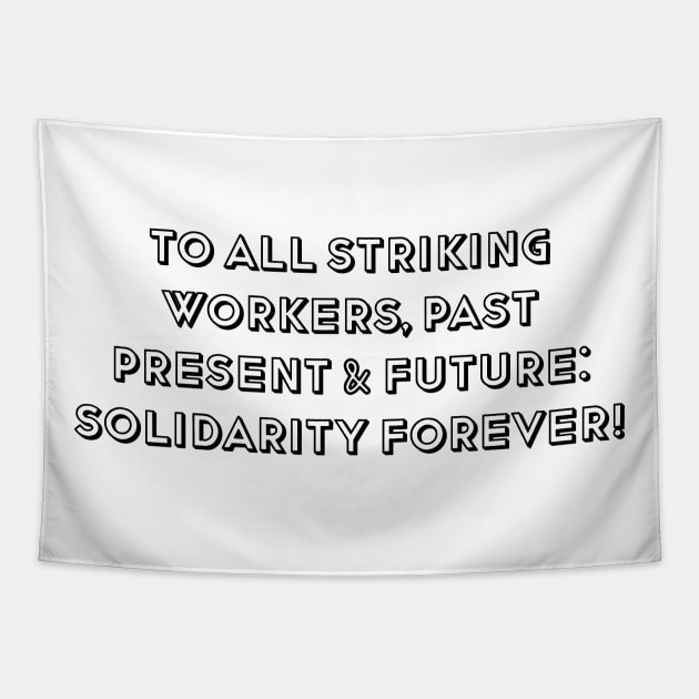 WORKER SOLIDARITY Tapestry by TriciaRobinsonIllustration