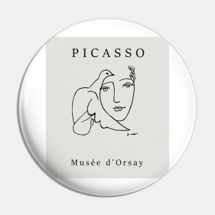 Picasso abstract women line art Pin