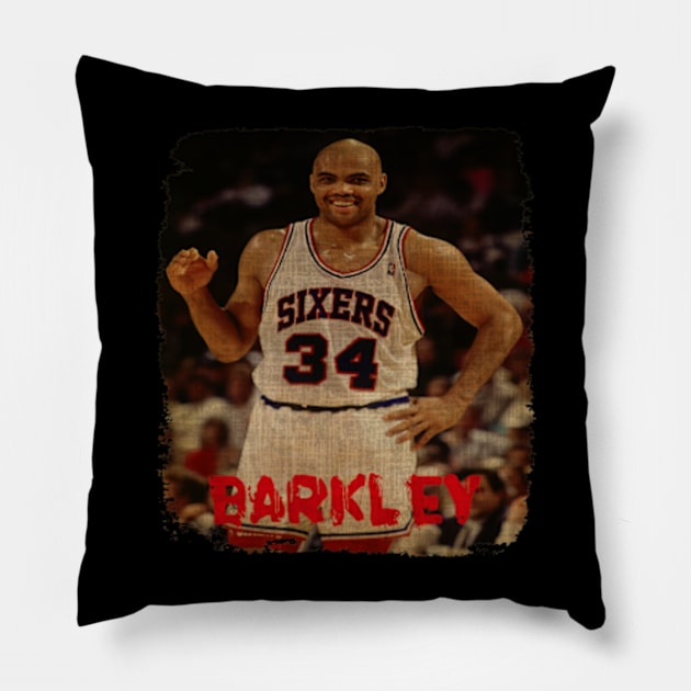 Charles Barkley Vintage Pillow by CAH BLUSUKAN