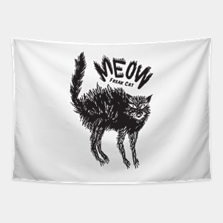 Freak Cat Meow Tapestry