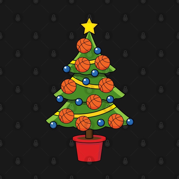 Basketball Christmas Tree by BirdAtWork