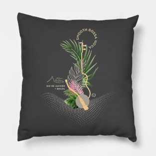 Smooth Bossa Nova #4 - Copacabana Rio de Janeiro Pillow