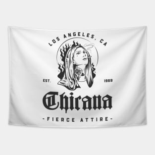 Chicana Fierce Attire Tapestry