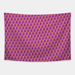 Purple Ice Cream Pattern Tapestry