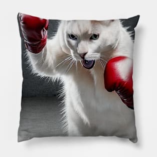 The Boxer Cat Pillow