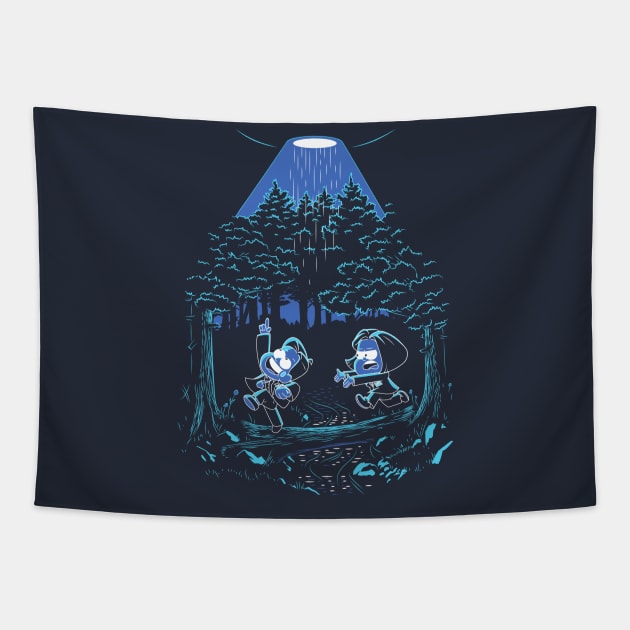 The Gravity Files Tapestry by cedownes.design