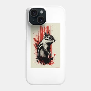 Chipmunk Ink Painting Phone Case