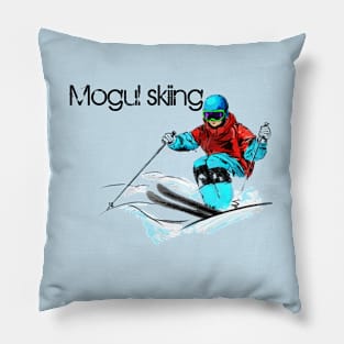 Mogul skiing Pillow