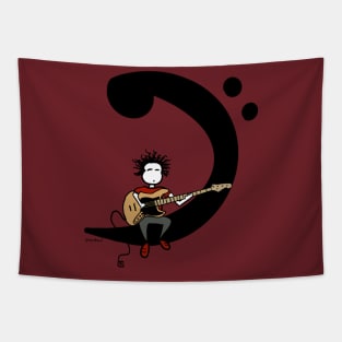 Electric bass guitar Tapestry