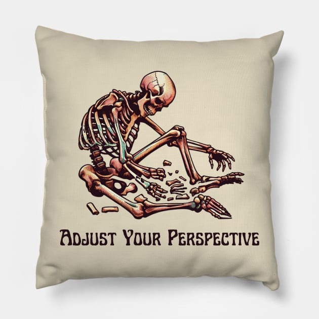 Chiropractic spine pain Pillow by Japanese Fever