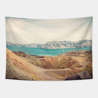 Volcanic Crater Tapestry