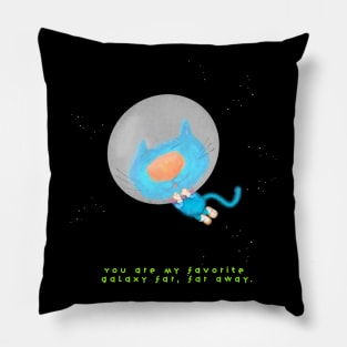 Cosmic cat II Pillow