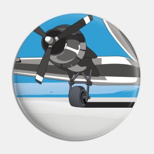 Vintage Propeller Plane Pin