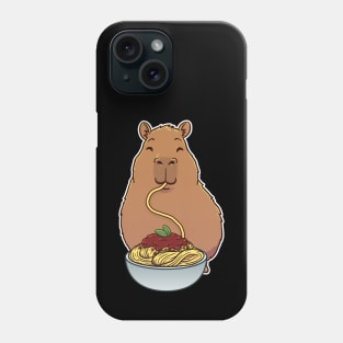 Capybara Spaghetti Bolognese Phone Case