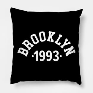 Brooklyn Chronicles: Celebrating Your Birth Year 1993 Pillow