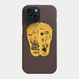 Lakshmi Footprints Abundance and Good Luck Phone Case