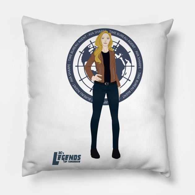 Ava Sharpe v2 Pillow by RotemChan