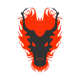 Red dragon head T-Shirt