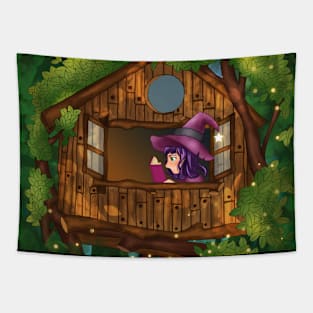 Tree house Tapestry