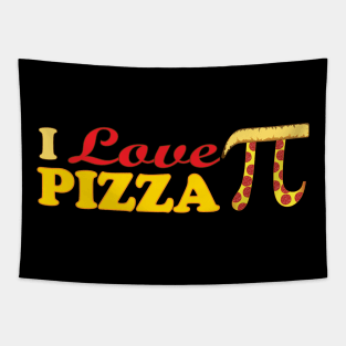 I Love Pizza - Pi Symbol Tapestry