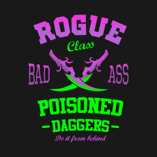 Rogue WoW Daggers Gamer T-Shirt