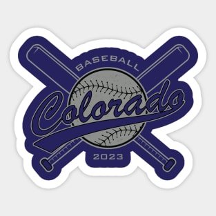 Colorado Rockies Decal 10in x 3in